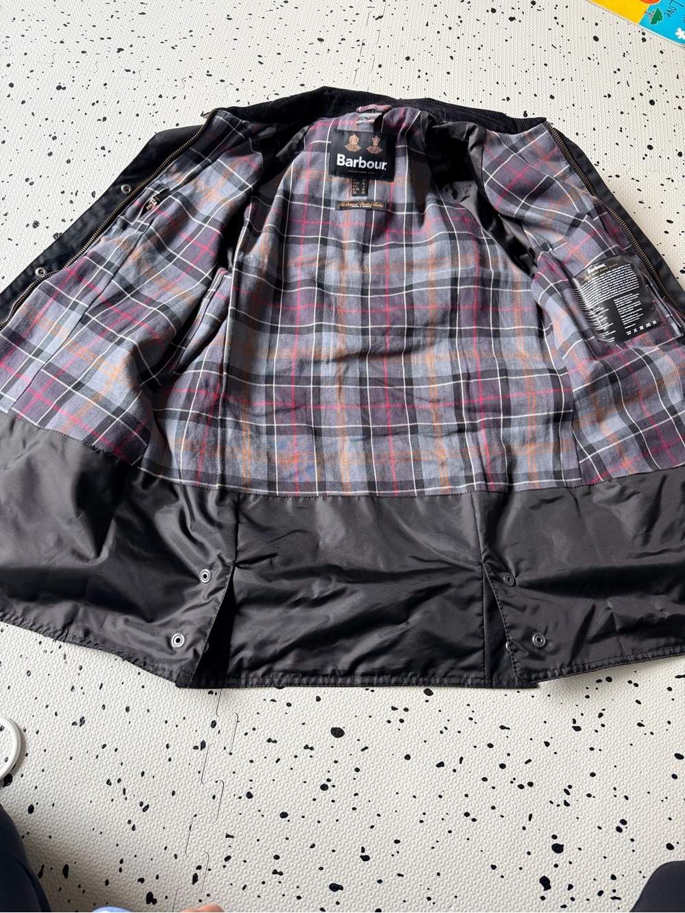 BARBOUR Beadnell corduroy-trimmed waxed-cotton jacket - Picture 5 of 9